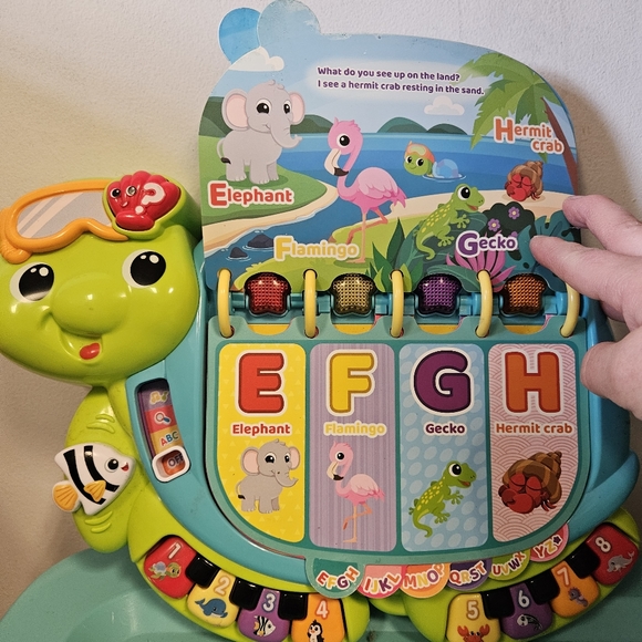 VTech Touch and Teach Sea Turtle Learning Interactive Toy - Picture 2 of 2